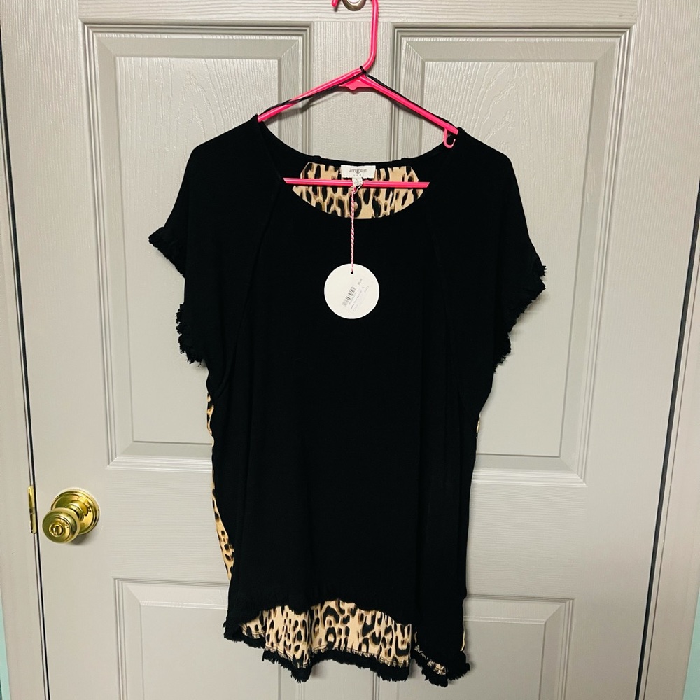 Women’s L Two Print Blouse